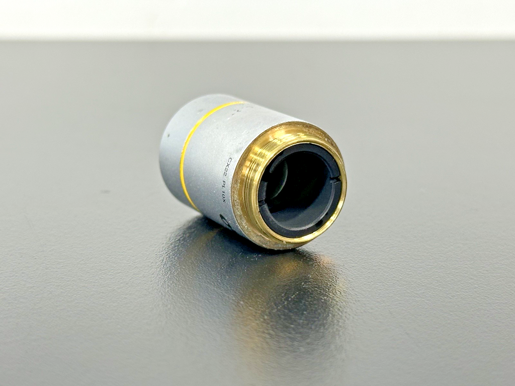 Olympus 10X 0.25 Plan Objective Microscope Lens Infinity FN202