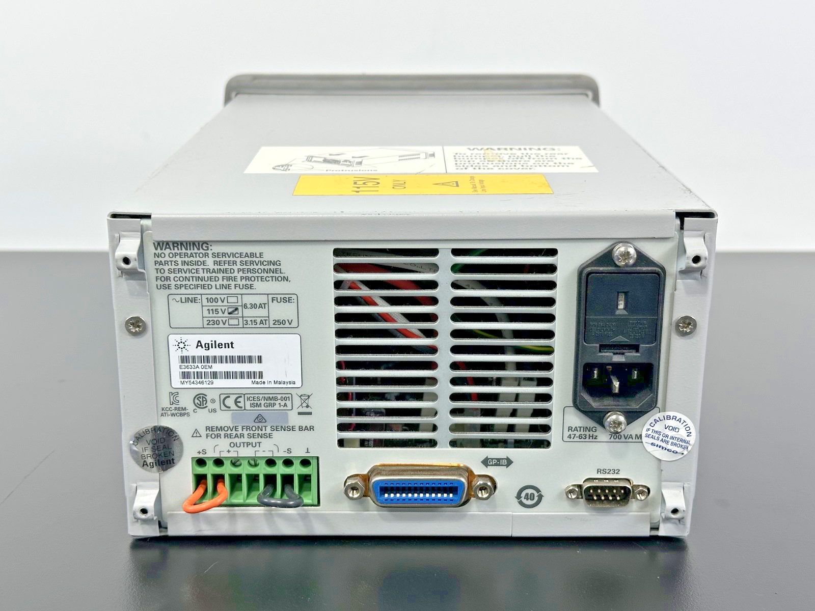 Agilent E3633A OEM DC Power Supply 8V 20A / 20V 10A Bench Power Supply3