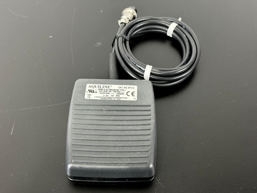 Aquiline 971 S Foot Switch Pedal 15A 125 250VAC w/ Cable0