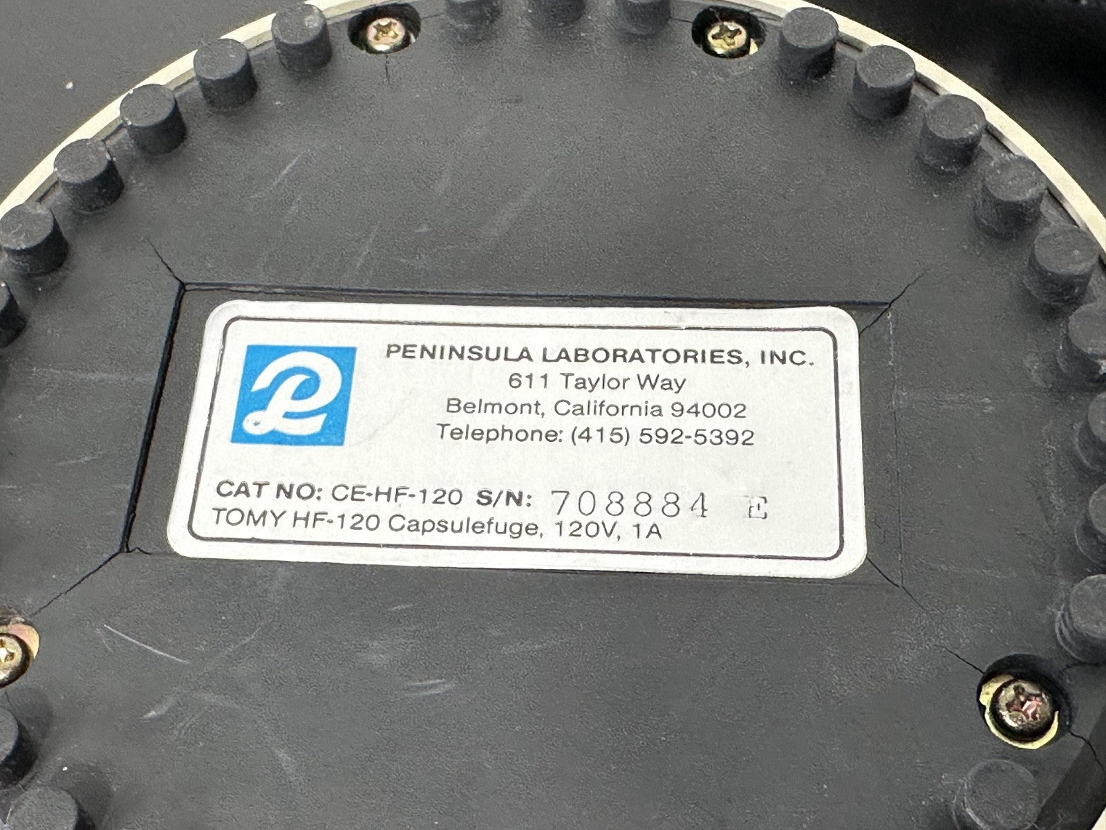 Tomy HF 120 Capsulefuge Microcentrifuge Centrifuge For Parts3