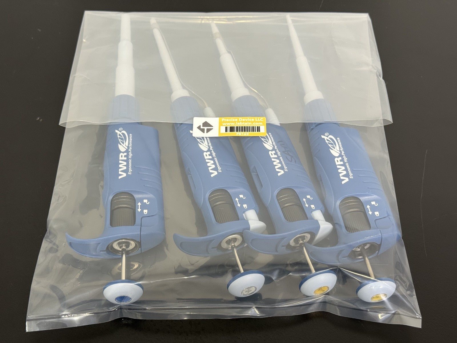VWR 20uL, 50uL, 50uL 1000uL High Performance Single Pipette6