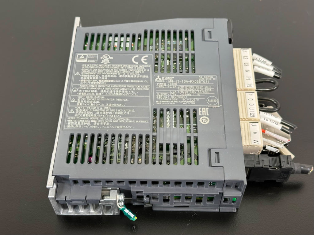 Mitsubishi Electric MR J3 10A RX035T031 Servo Drive Amplifier 100W MR J30