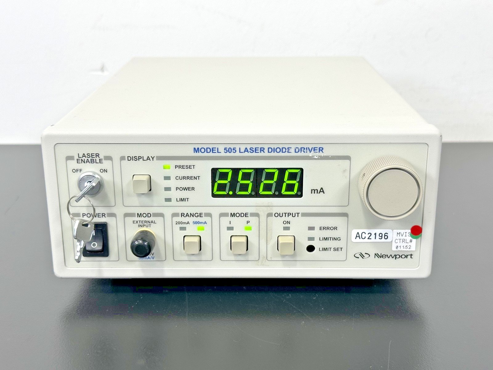 Newport 505 Laser Diode Driver 200mA 500mA Working0