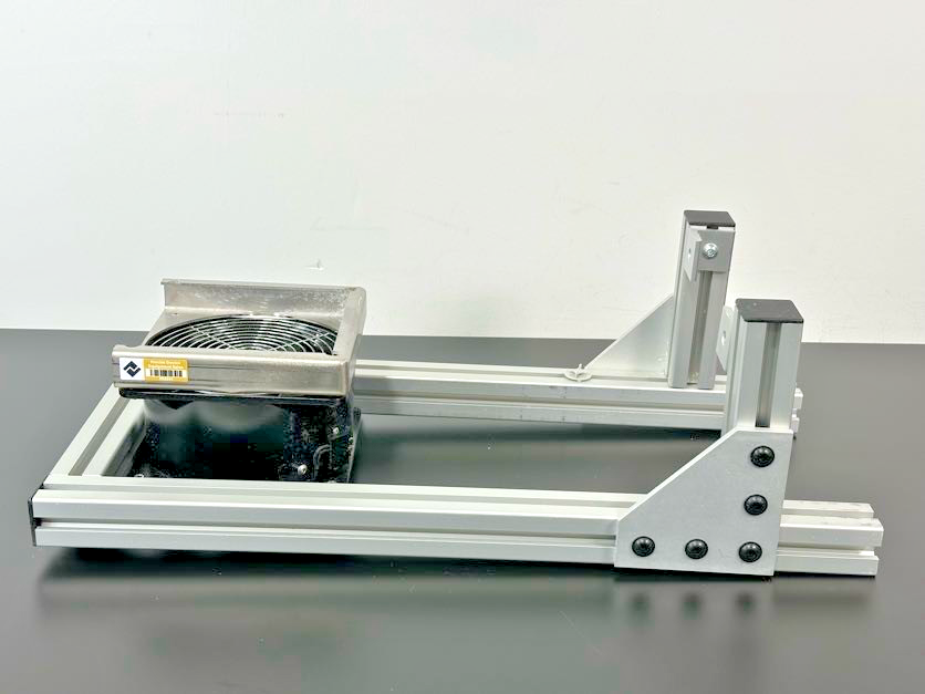 Custom Aluminum T Slot Equipment Stand w/ Orion OA180AP 115V Cooling Fan Used0