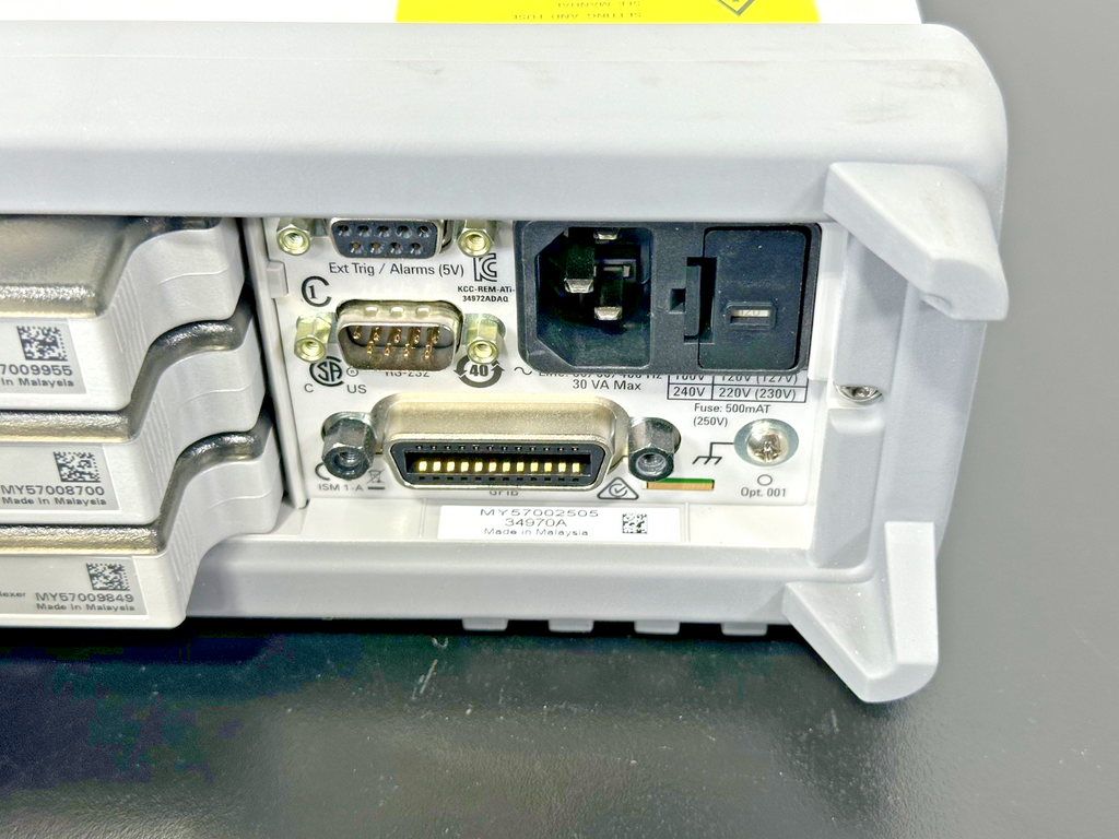 Keysight 34970A Data Acquisition Switch Unit w/ 3x 34901A Multiplexer Working5