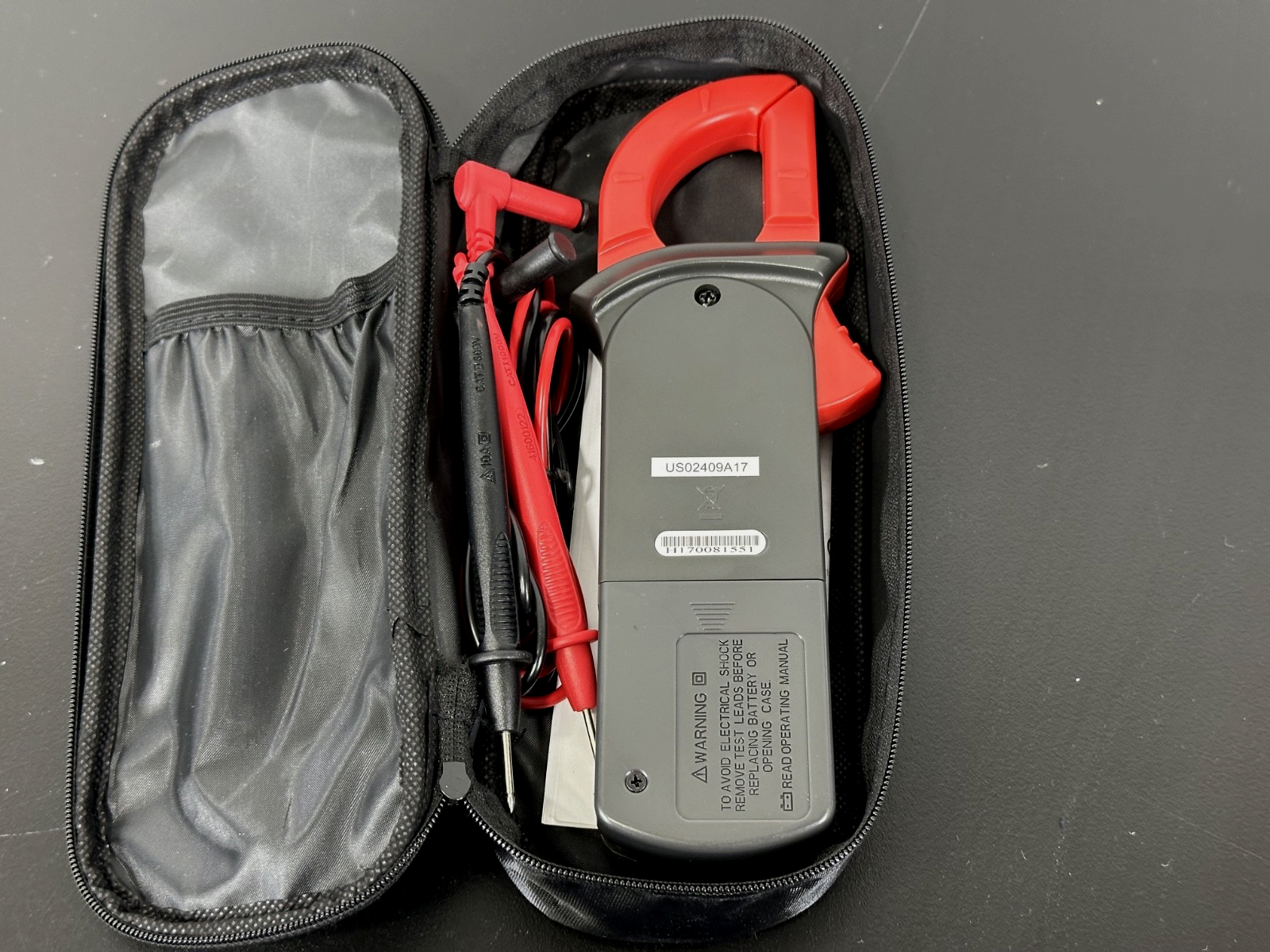 Etekcity MSR C600 Digital Clamp Meter AC Current Multimeter w/ Leads & Case2