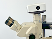 Olympus SZ60 Trinocular Microscope Infinity2 Camera Boom Stand Titan Light6