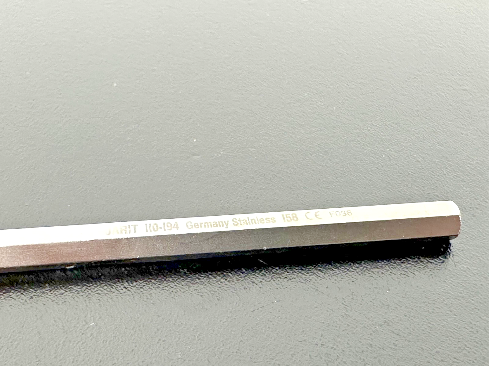 Jarit 110 194 #3HS Hexagonal Mini Blade Handle 4 1/8" Stainless1
