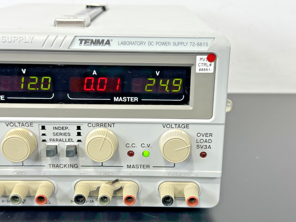 Tenma 72 6615 Triple Output 0 30V 3A Laboratory DC Power Supply Working2