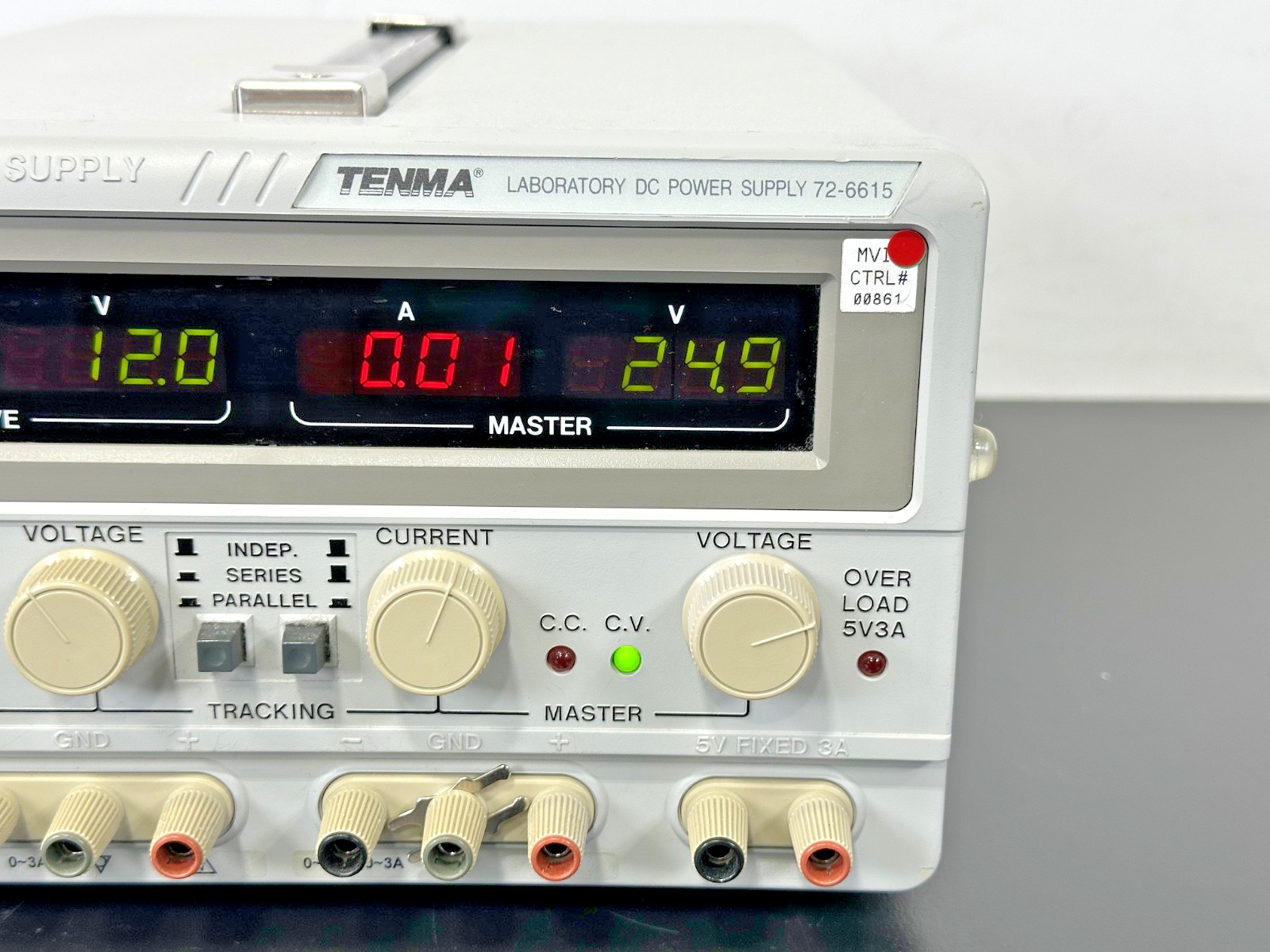 Tenma 72 6615 Triple Output 0 30V 3A Laboratory DC Power Supply Working2