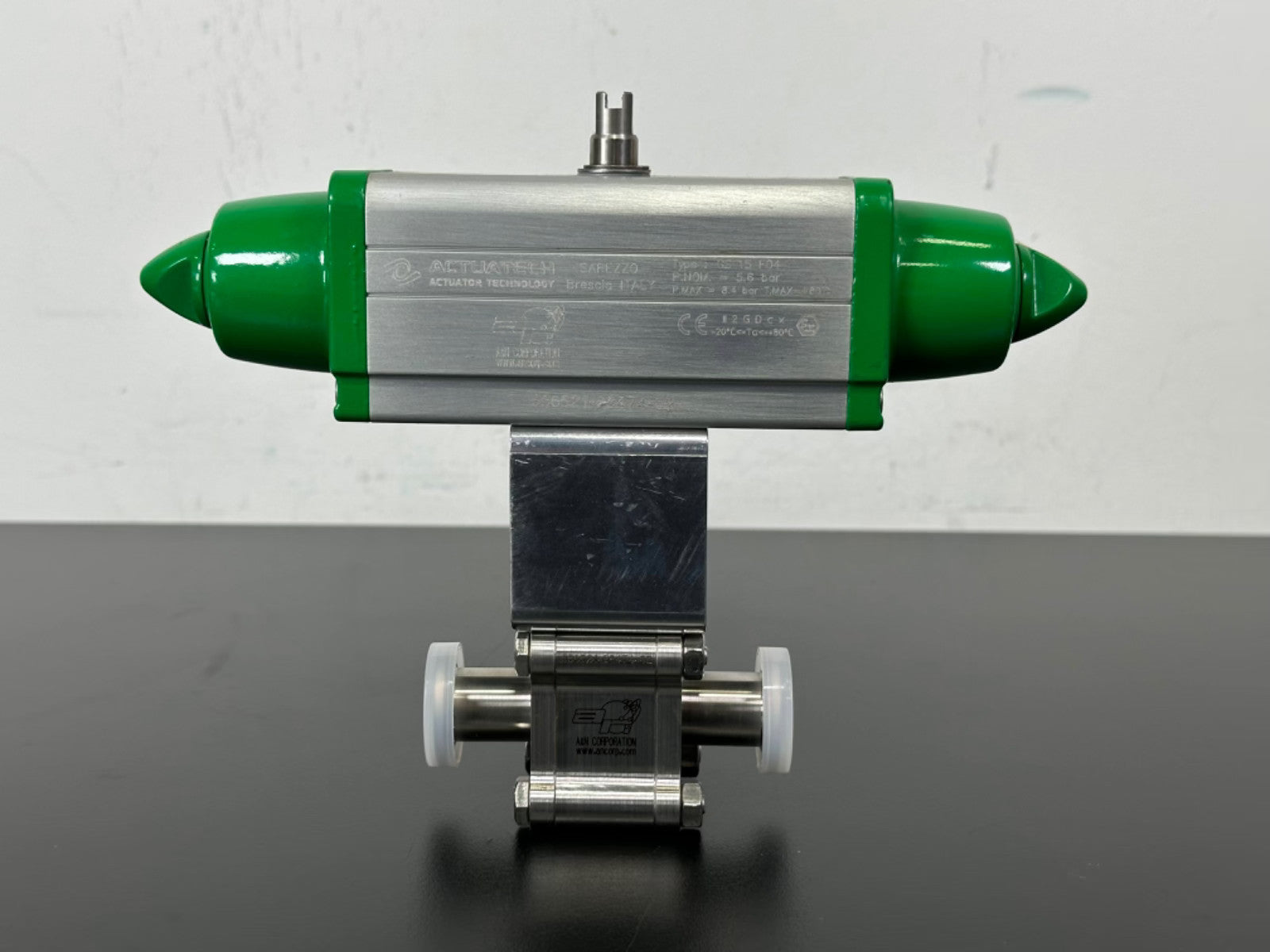 Actuatech GS 15 F04 Pneumatic Actuator w/ A&N Ball Valve B4075 0F16 AS Stainless0
