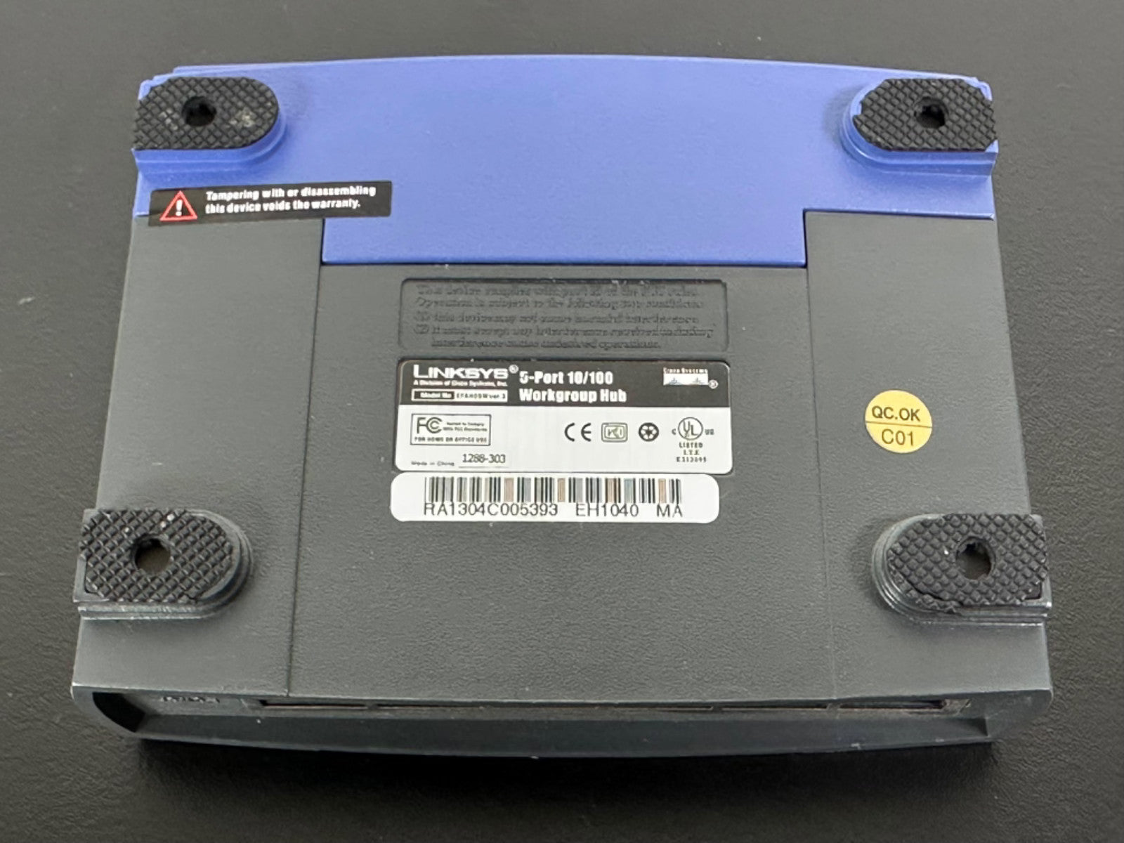 Linksys EFAH05W 5 Port 10/100 Workgroup Hub Cisco Ethernet Network Hub2
