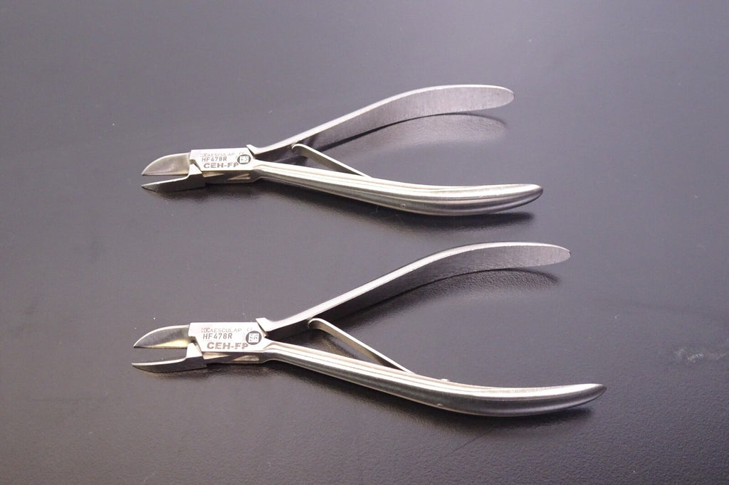 x2) AESCULAP HF478R Nail Forceps0