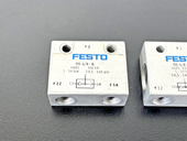 Lot of 2 Festo OS 1/8 B 6681 Pneumatic Shuttle Valve 1 10 Bar2