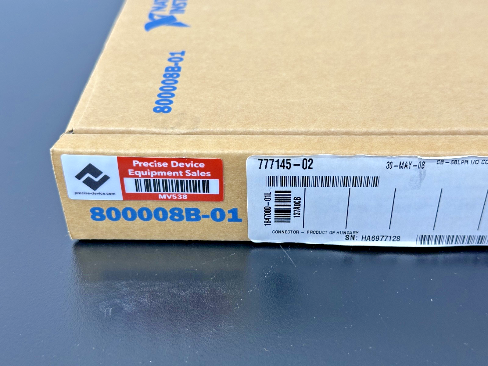 National Instruments NI CB 68LPR 68 Pin I/O Connector Block 777145 02 Open Box6