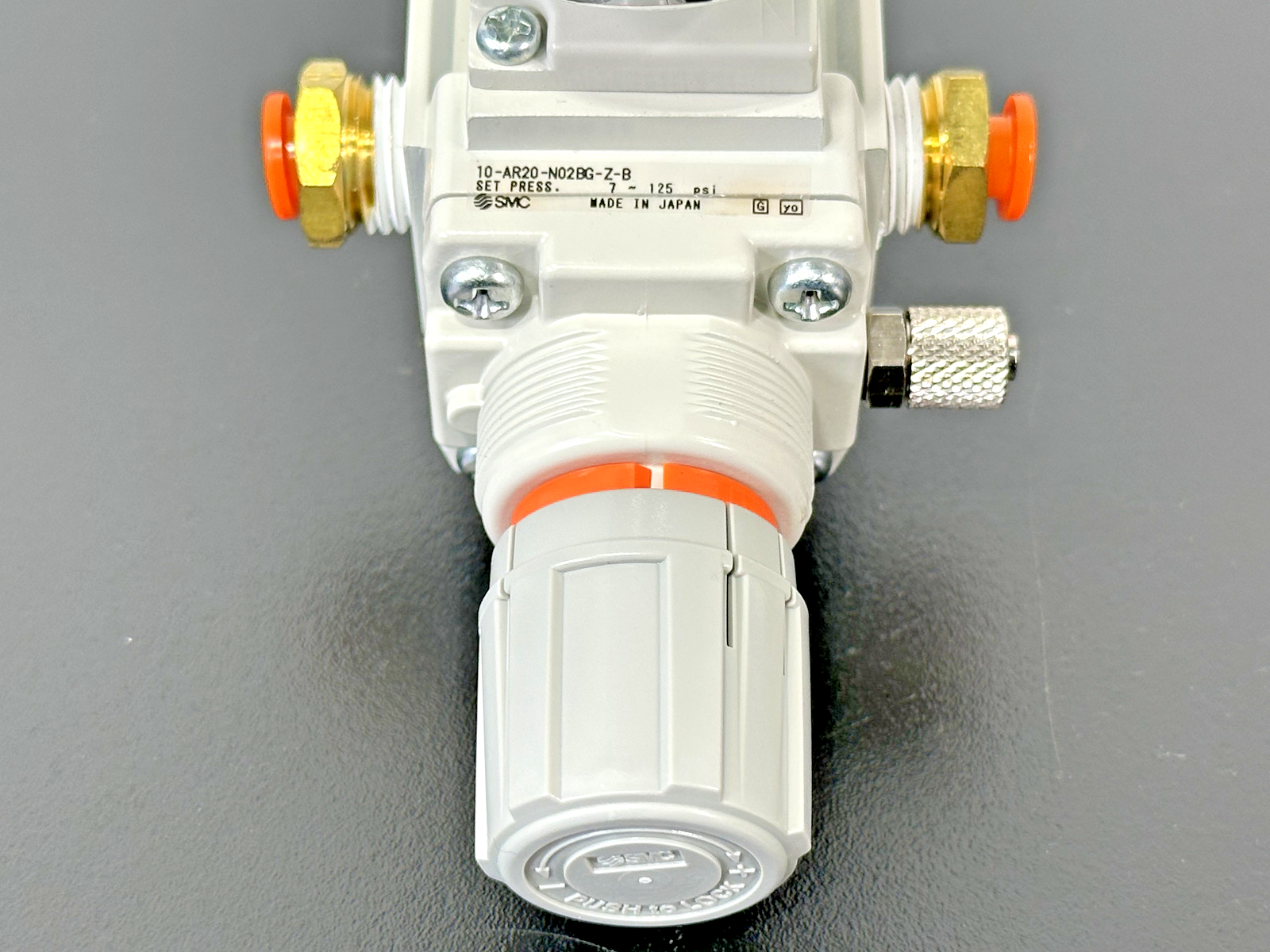 SMC 10 AR20 N02BG Z B Pneumatic Air Pressure Regulator w/ Gauge Used Untested5
