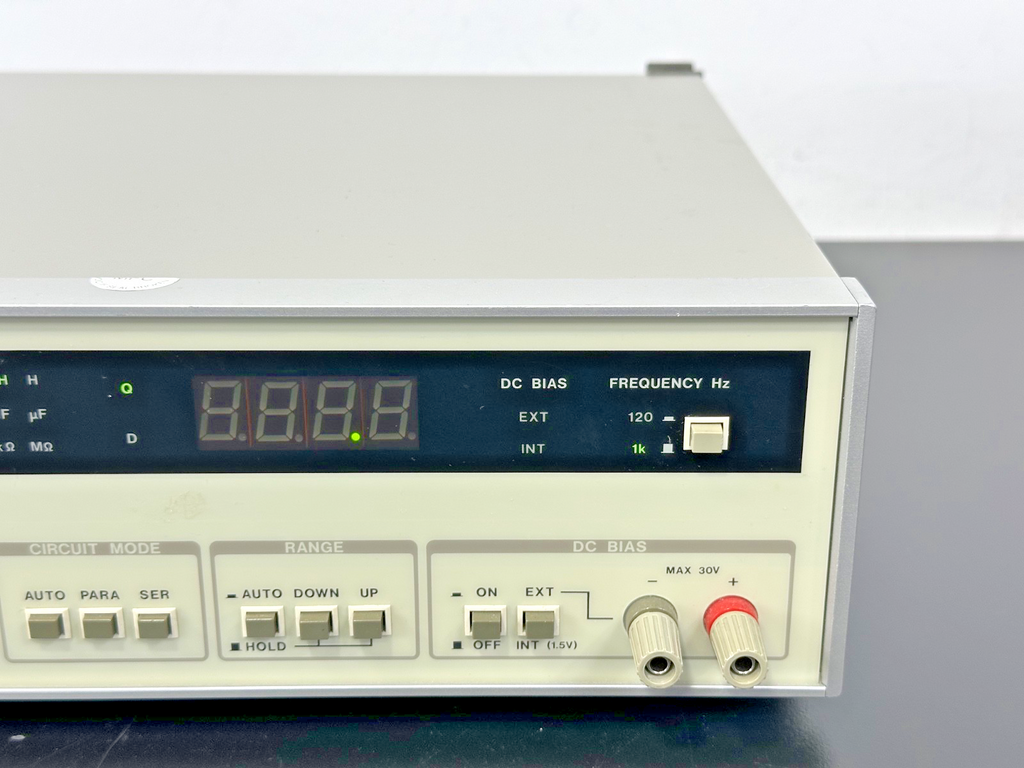 Leader LCR 745 Digital LCR Meter w/ LCR 745GU GPIB Interface Card Powers On2