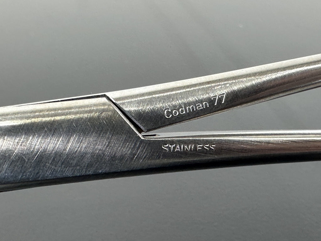 Codman 30 5695 Codman 77 Stainless Surgical Ring Forceps Instrument4
