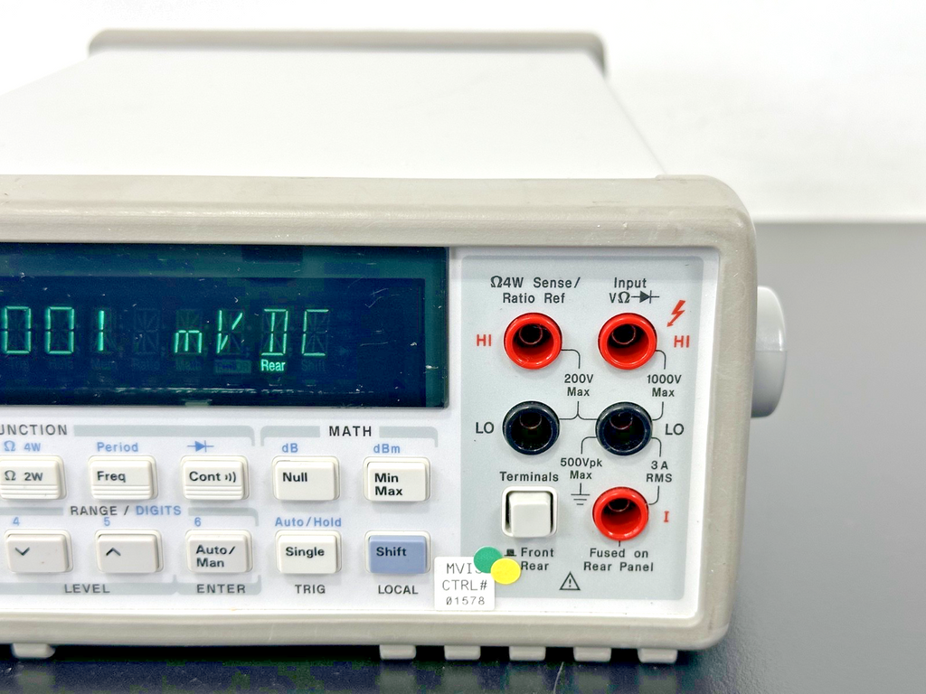Agilent 34401A 6.5 Digit Digital Bench Multimeter DMM Powers On Working2