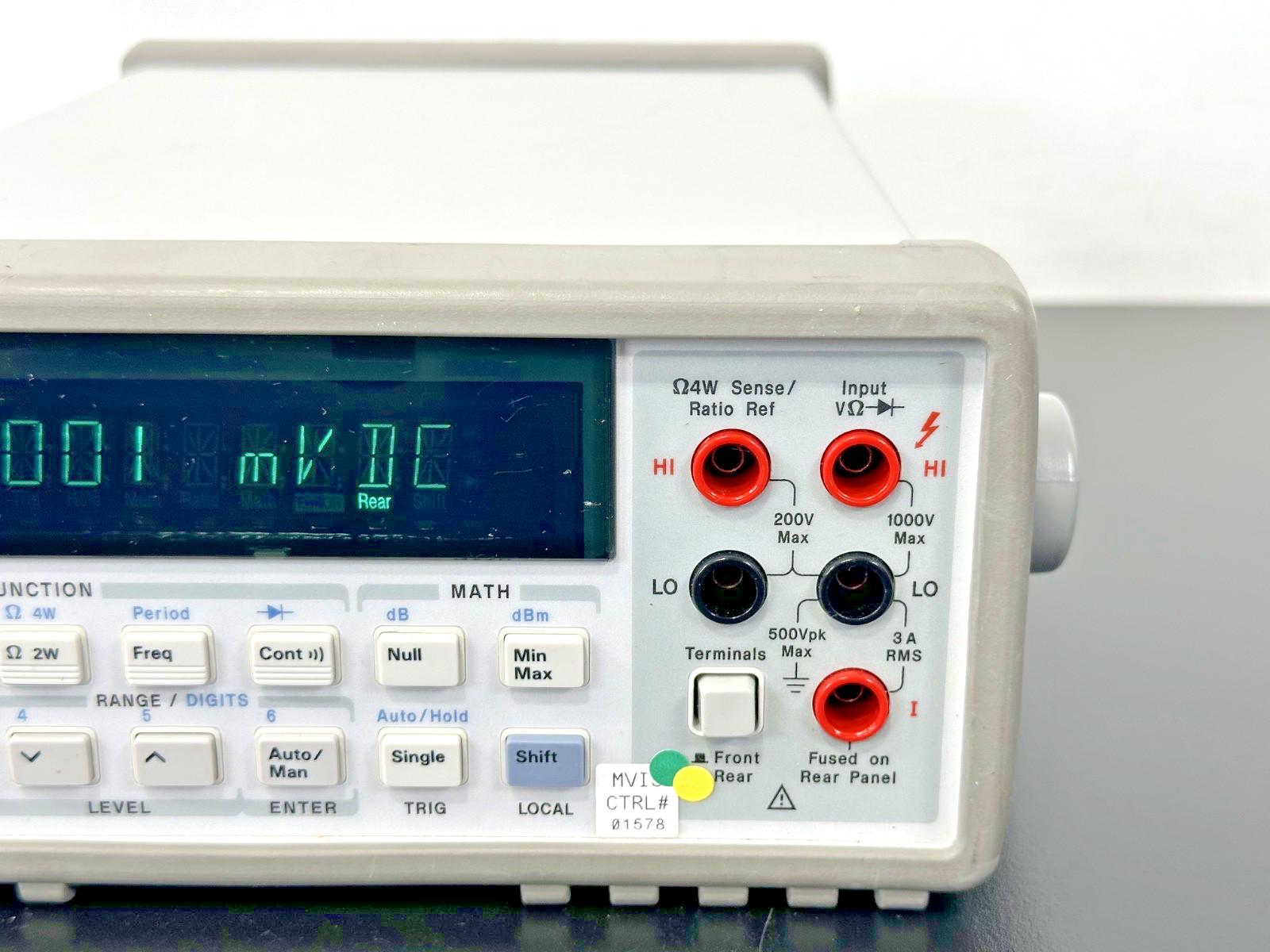 Agilent 34401A 6.5 Digit Digital Bench Multimeter DMM Powers On Working2