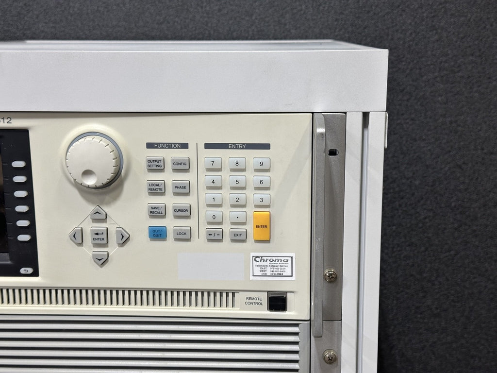 Chroma 61512 Programmable AC Source w/ A615103 18kVA Power Stage3