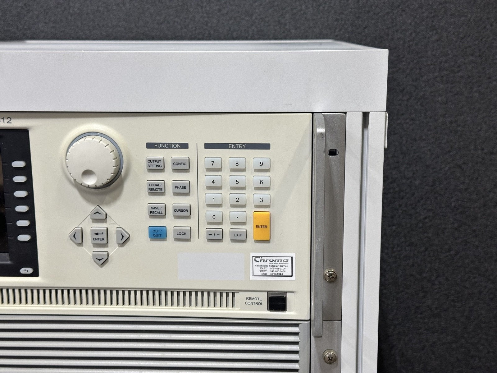 Chroma 61512 Programmable AC Source w/ A615103 18kVA Power Stage3