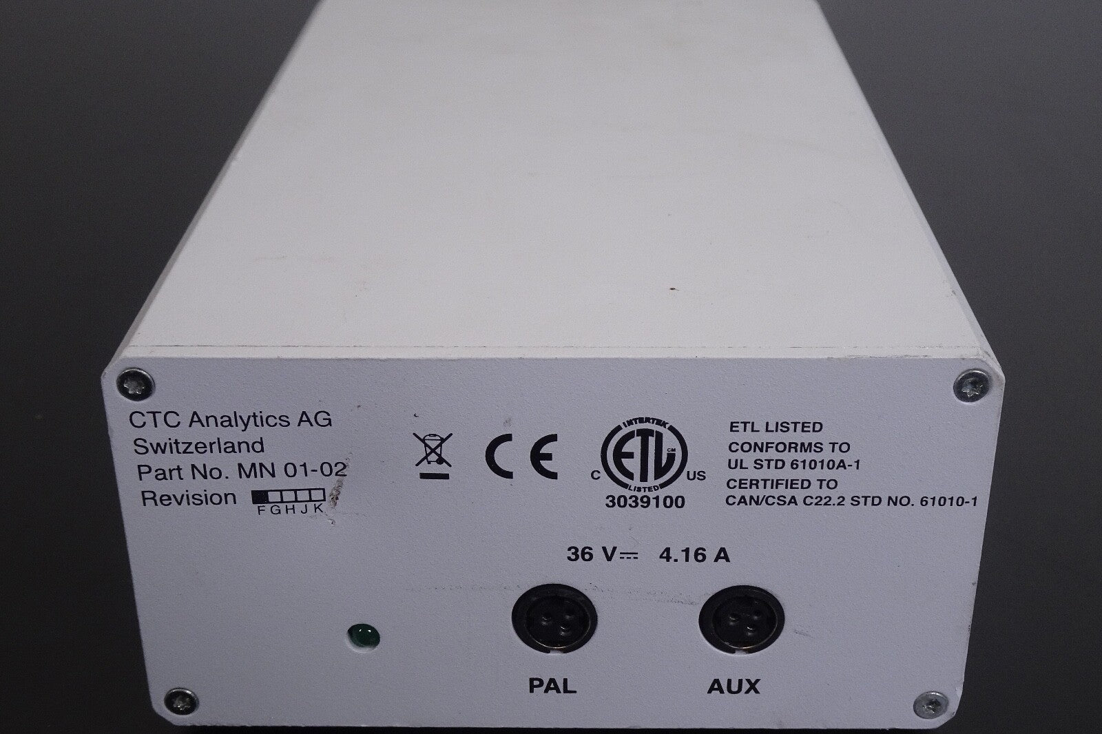 CTC Analytics AG Power Supply | P/N: MN 01 001