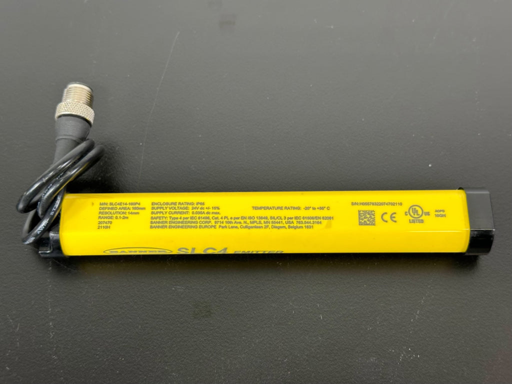 Banner SLC4E14 160P4 SLC4 Safety Light Curtain Emitter Sensor 14mm5