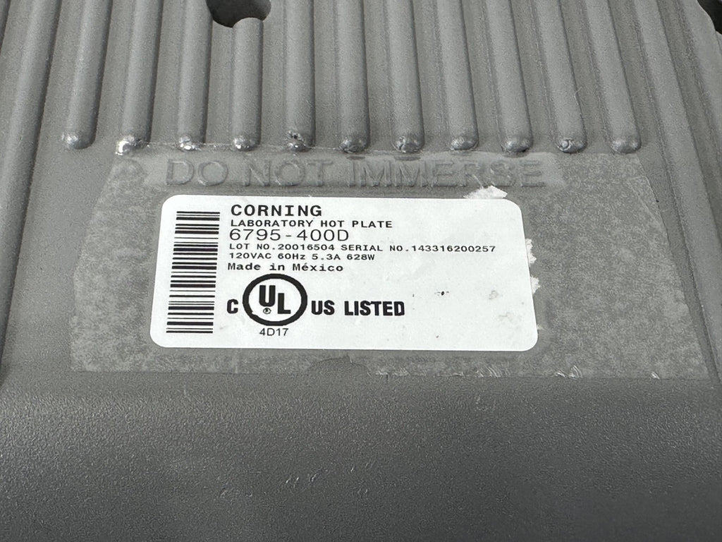 Corning PC 400D Laboratory Hot Plate 6795 400D Heats Parts Repair4