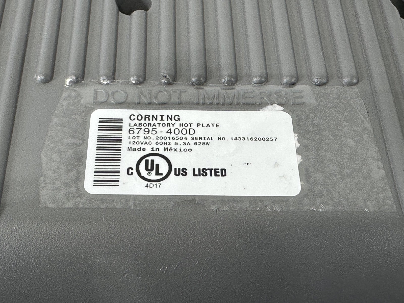 Corning PC 400D Laboratory Hot Plate 6795 400D Heats Parts Repair4