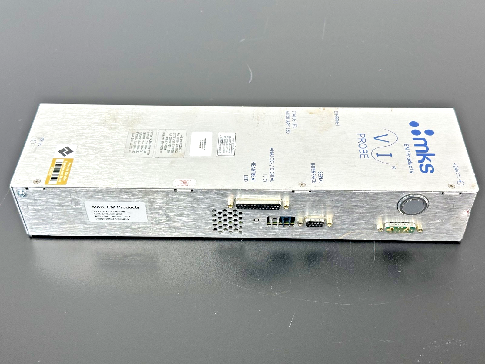 MKS ENI Products VI Probe 4 Port TDMM Assembly P/N 1022036 0012