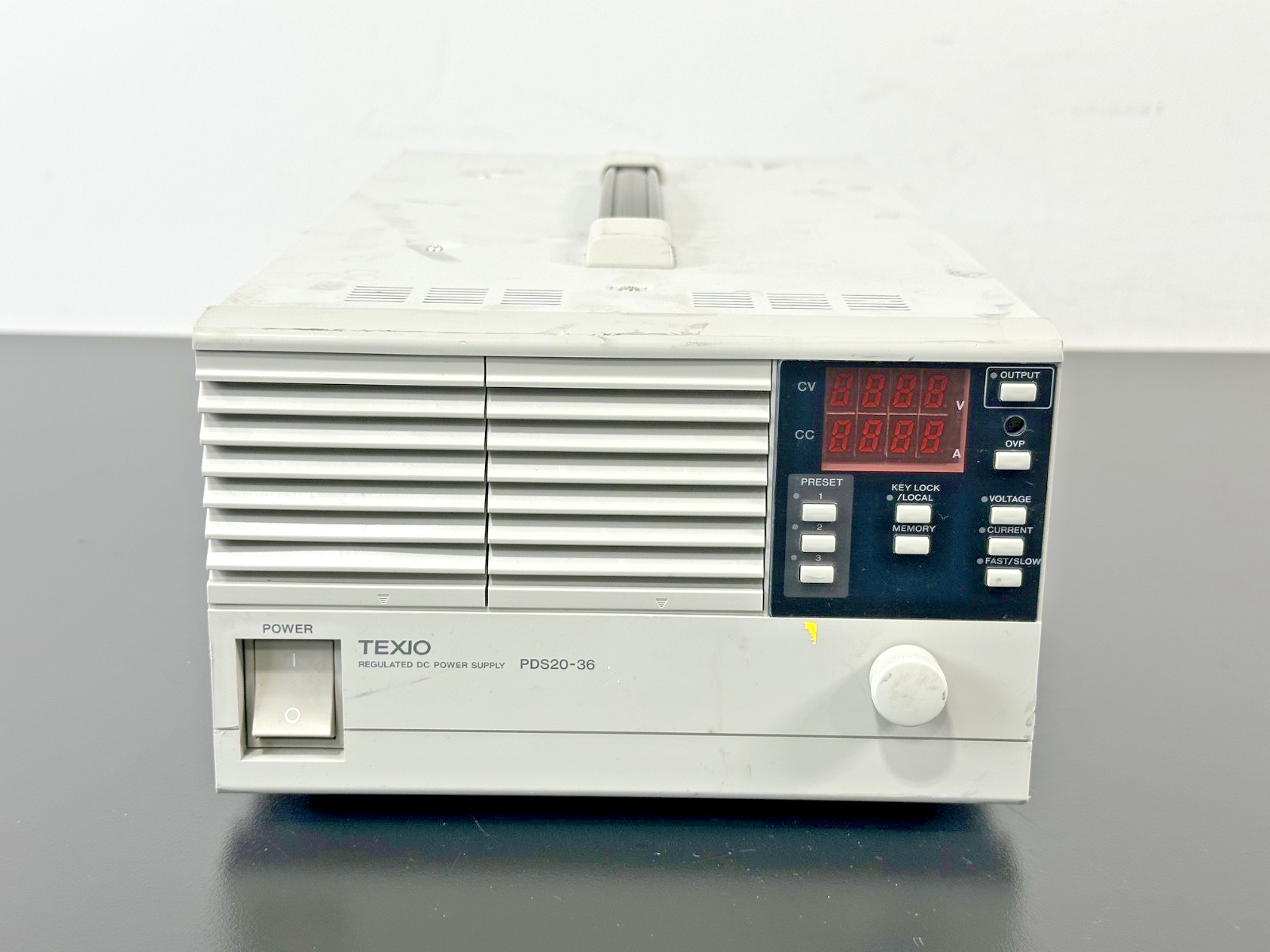 TEXIO PDS20 36Y5 20V 36A Regulated DC Power Supply RS 232C Used Untested0