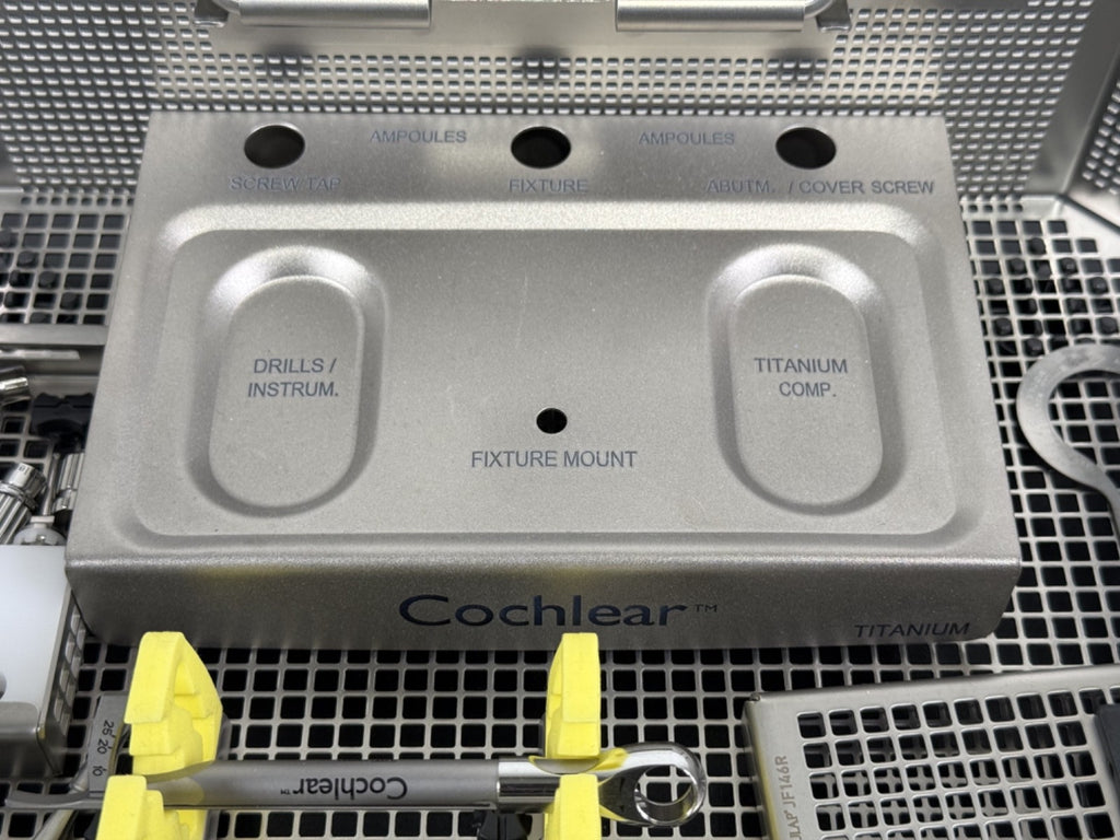 Cochlear Titaniun Surgical Instrument Tray Aesculap JF113R7