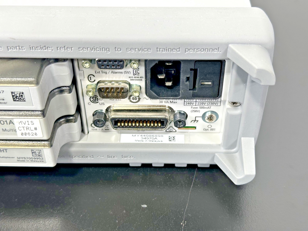Keysight 34970A Data Acquisition Switch Unit w/ 3x 34901A Multiplexer Working3