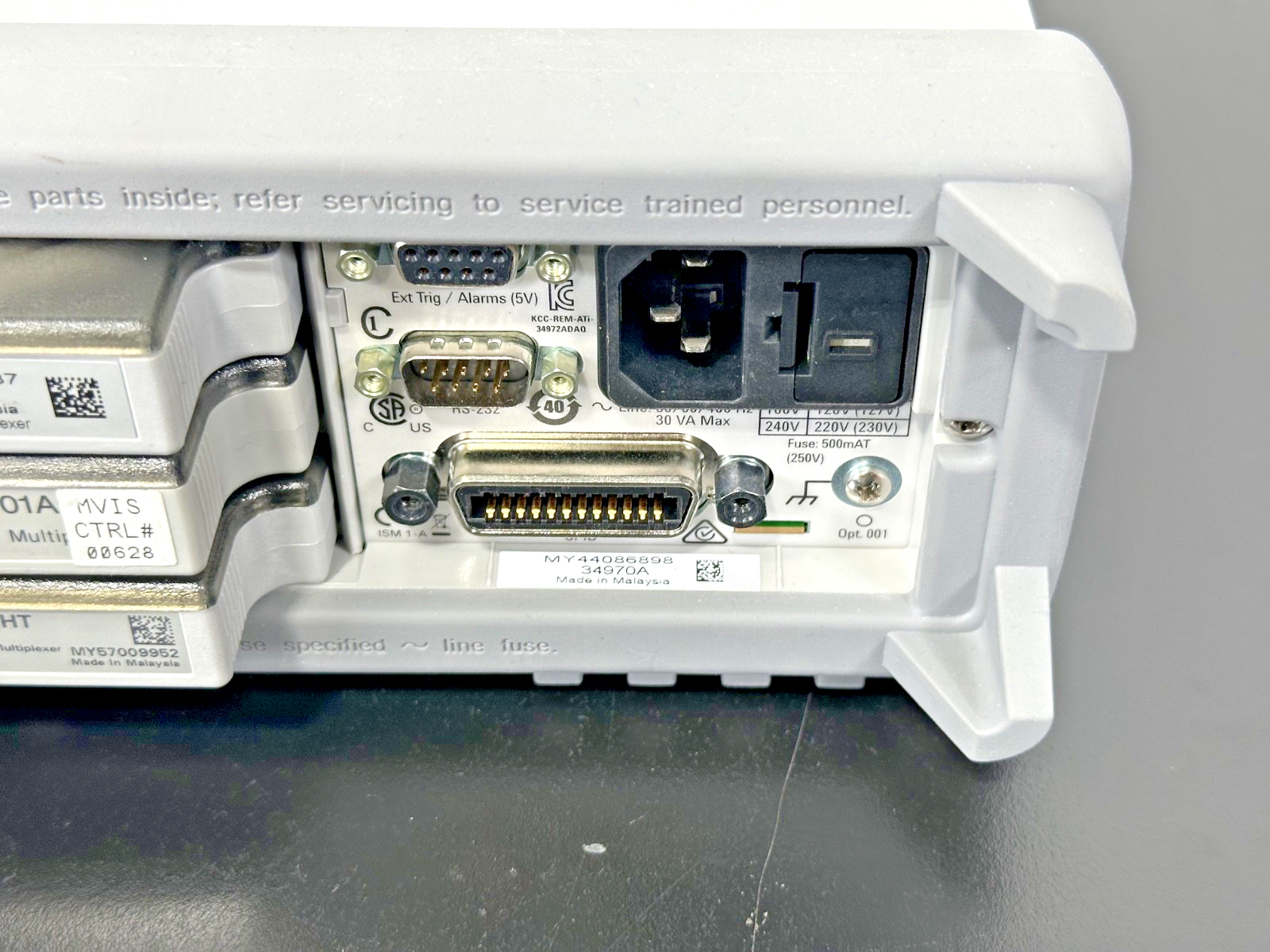 Keysight 34970A Data Acquisition Switch Unit w/ 3x 34901A Multiplexer Working3