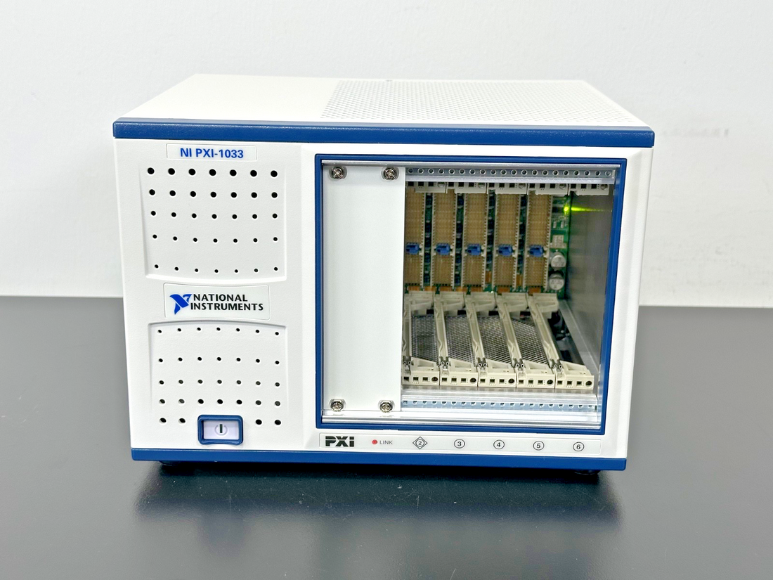 National Instruments NI PXI 1033 5 Slot PXI Chassis MXI Express | Working0