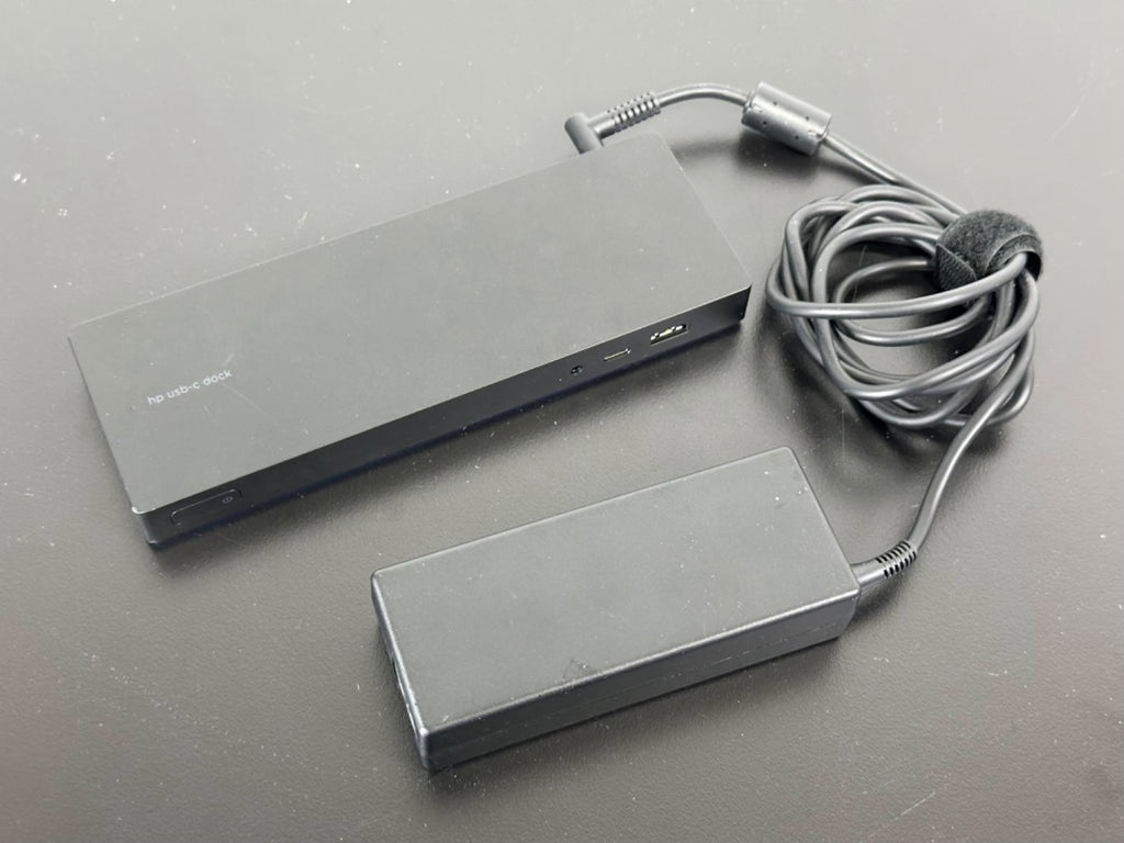 HP USB C Dock G4 HSTNN U601 L13899 001 w/ Power Adapter0
