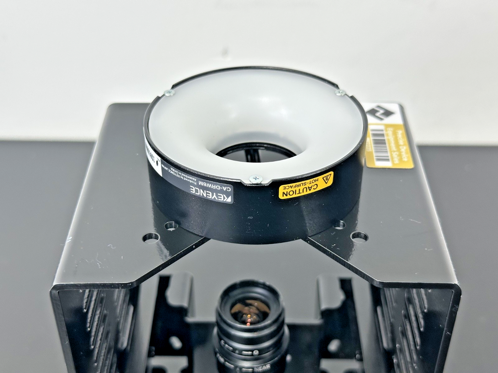Keyence CA 035M VGA Camera w/ Lens & CA DRW8M Ring Light Inspection System3