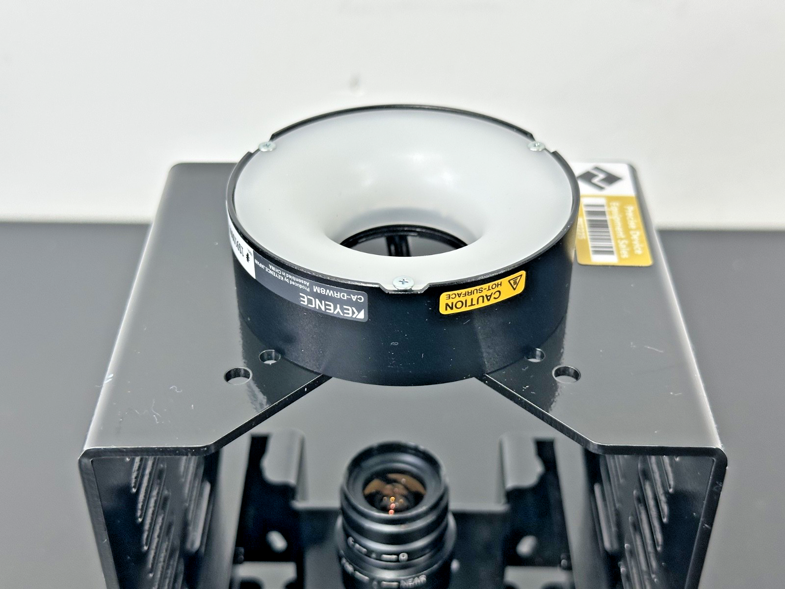 Keyence CA 035M VGA Camera w/ Lens & CA DRW8M Ring Light Inspection System3