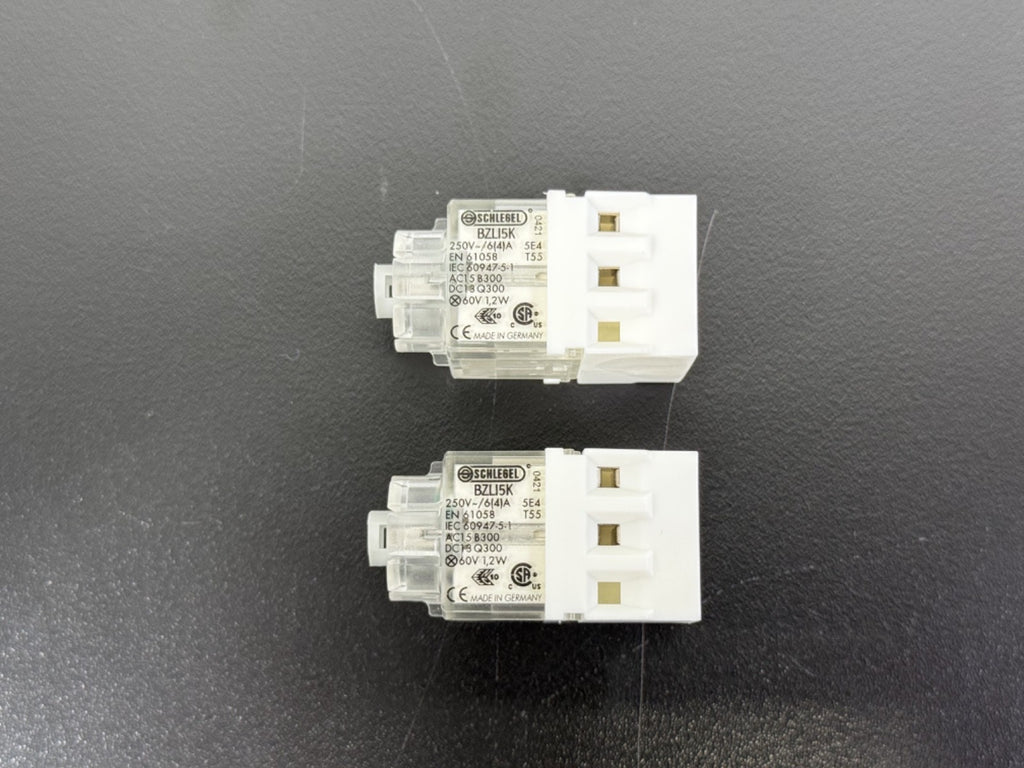 Schlegel BZL5K Contact Block 250V 6A Industrial Control Switch – Lot of 20