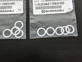 Lot of 2 Shimadzu 036 11408 84 PTFE P10 O Ring Set HPLC LC Seals New1