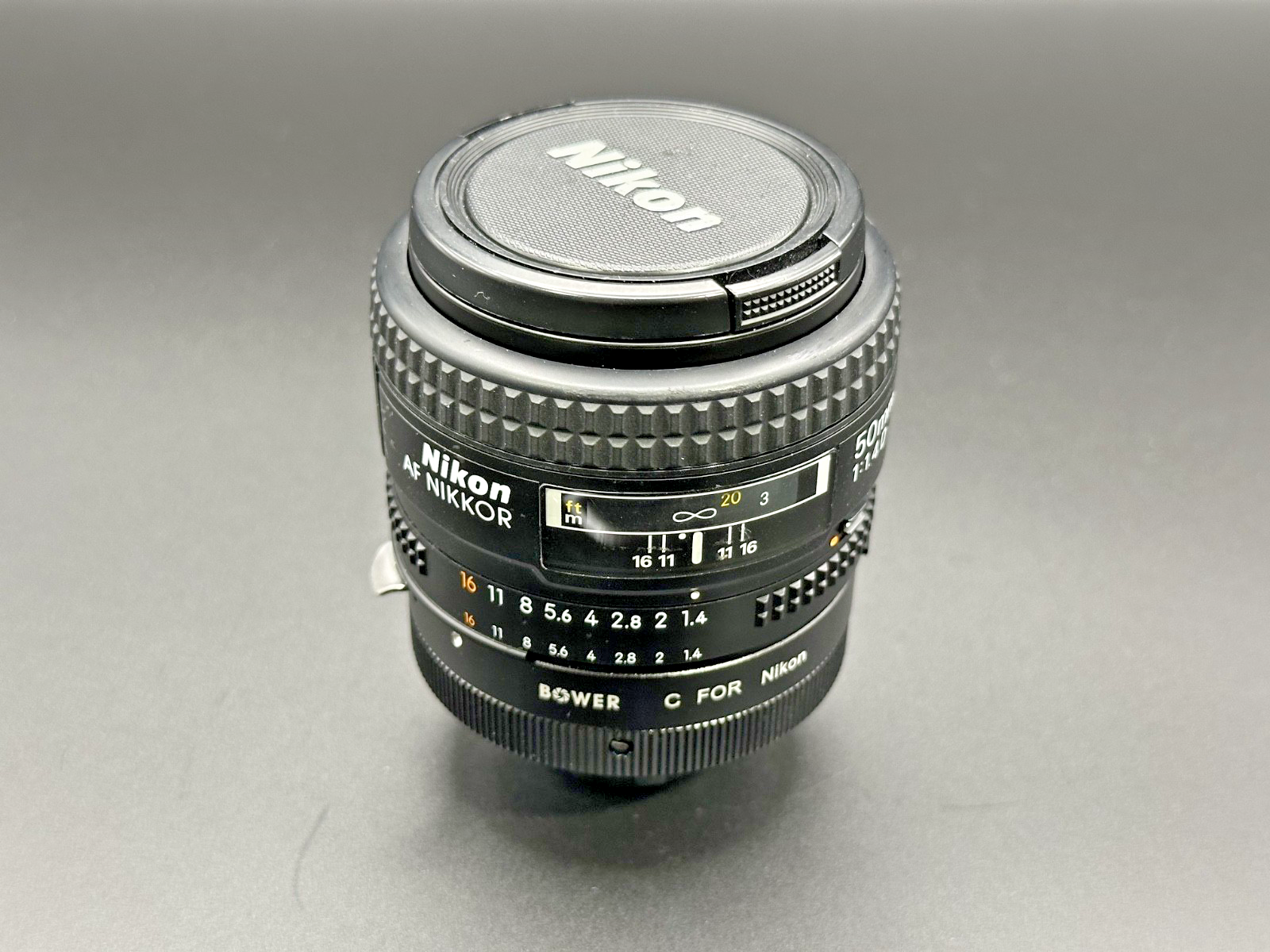 Nikon AF Nikkor 50mm f/1.4D Prime Lens w/ Bower C Mount Adapter0