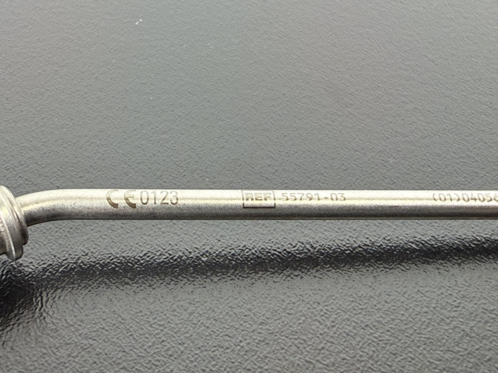Brainlab REF 55791 03 Angled Suction Tube CE0123 Stainless Germany2