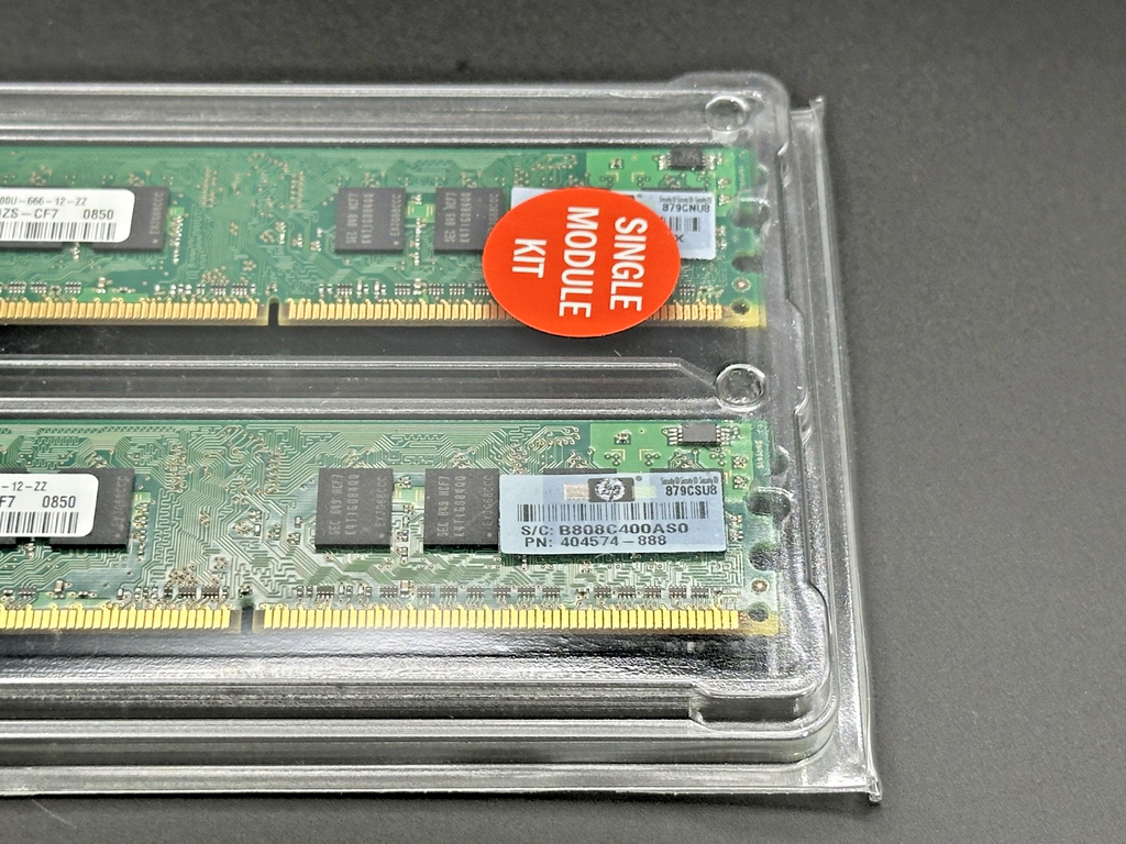 Samsung 2GB 2x1GB DDR2 800 PC2 6400U Desktop RAM M378T2863QZS CF7 Brand New2