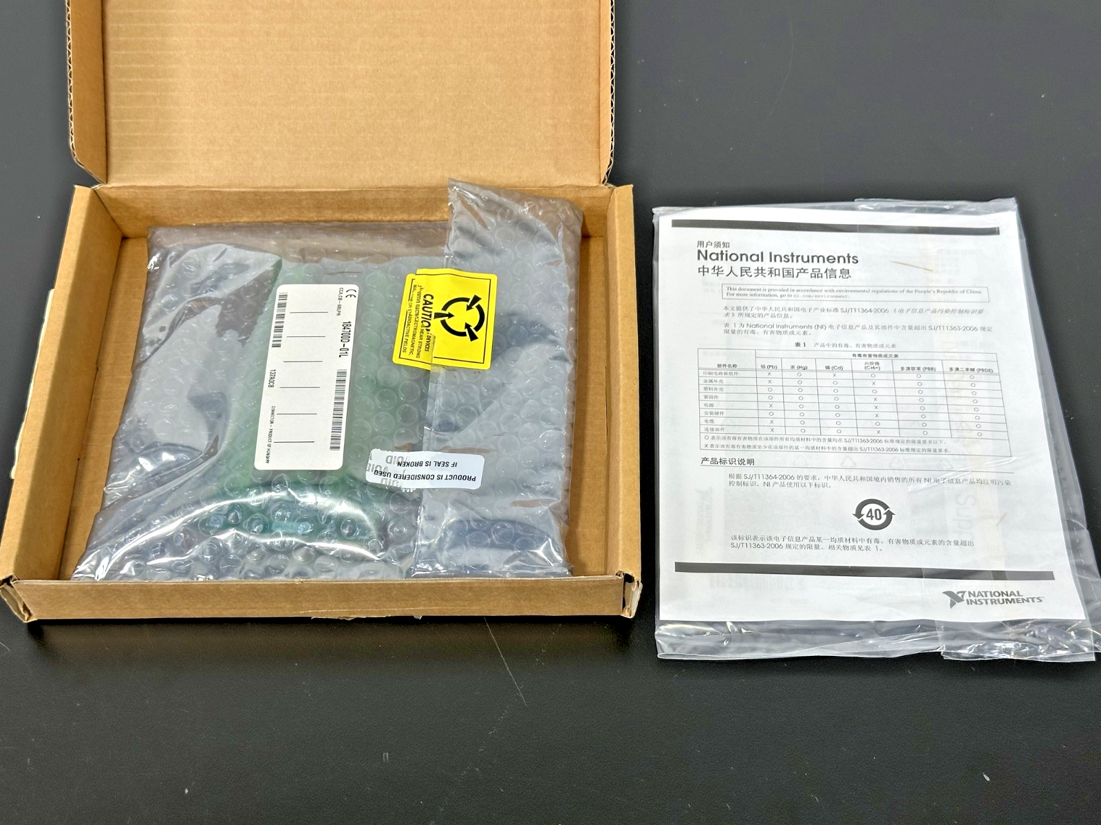 National Instruments NI CB 68LPR 68 Pin I/O Connector Block 777145 02 Open Box0