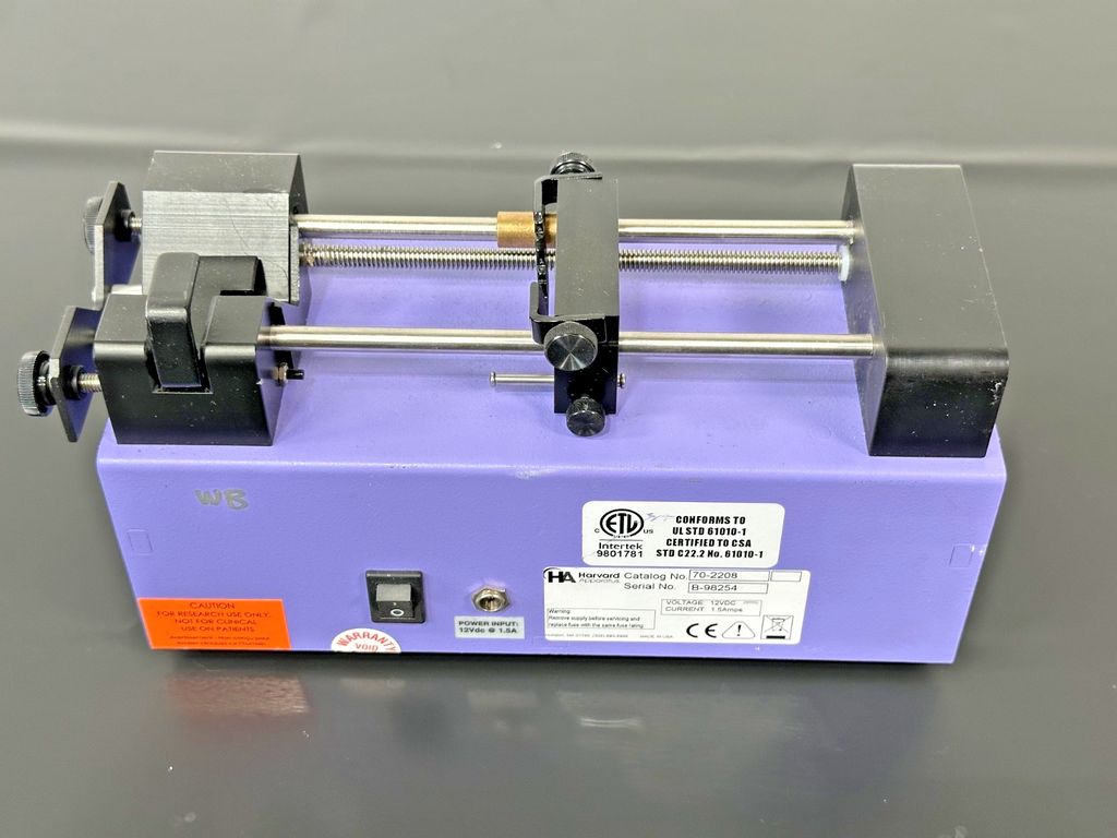 Harvard Apparatus 11 Plus Syringe Pump Model 70 2208 Infusion Pump Used Untested3