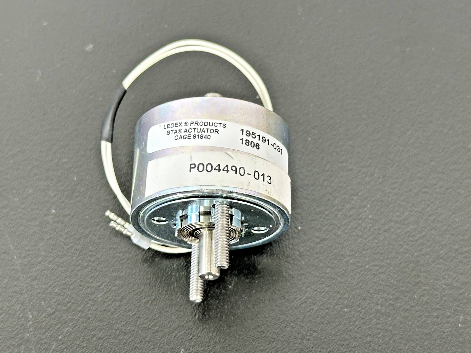 Ledex Products P004490 013 BTA Actuator Rotary Solenoid 195191 031 Used0