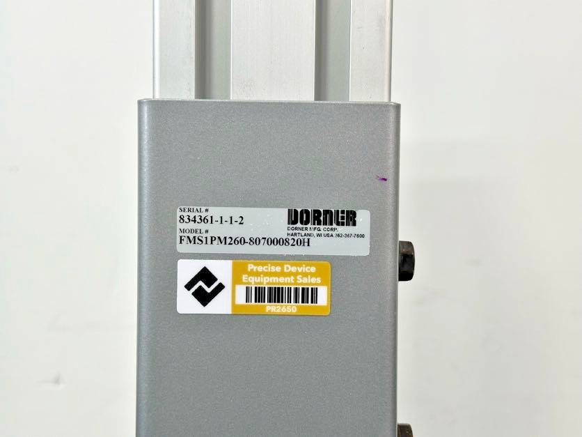 Dorner FMS1PM260 807000820H Single Post Adjustable Conveyor Support Stand Used6