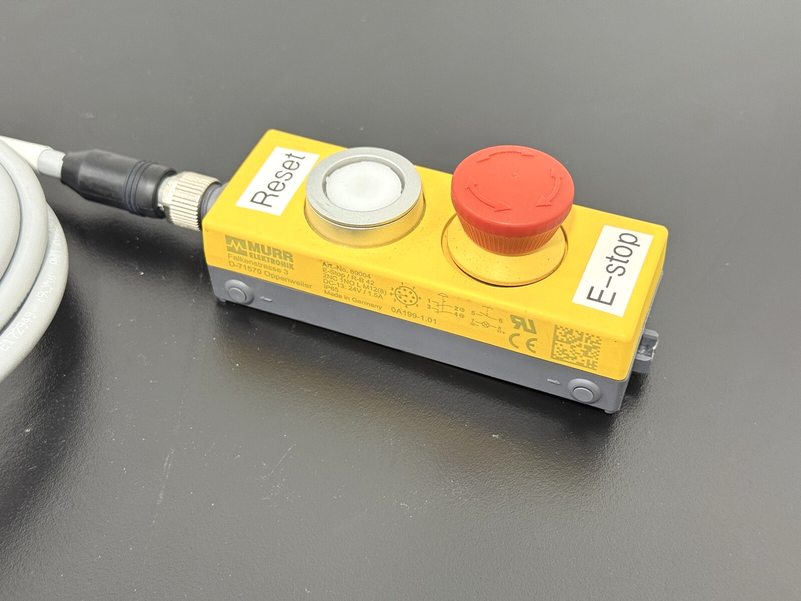 MURR ELEKTRONIK 69004 Emergency Stop w? Illuminated Push Button0