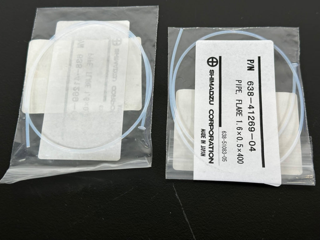 Lot of 2 Shimadzu 638 41269 04 Pipe Flare Tubing 1.6x0.5x400 HPLC LC New0